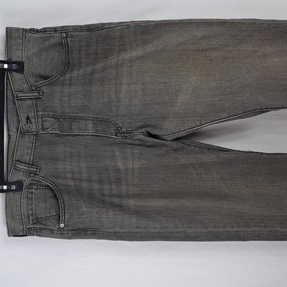 Levi's 501 button fly straight leg black light wash faded casul jeans 38/32 - Picture 2 of 5